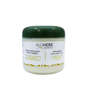 Crema hidratante cara y cuerpo con Aloe Vera y Aceite de Oliva virgen – Olive Aloe 300 ml.